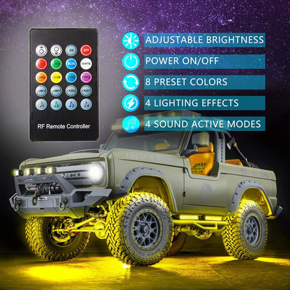 Double Row Car Underglow Lights Kit