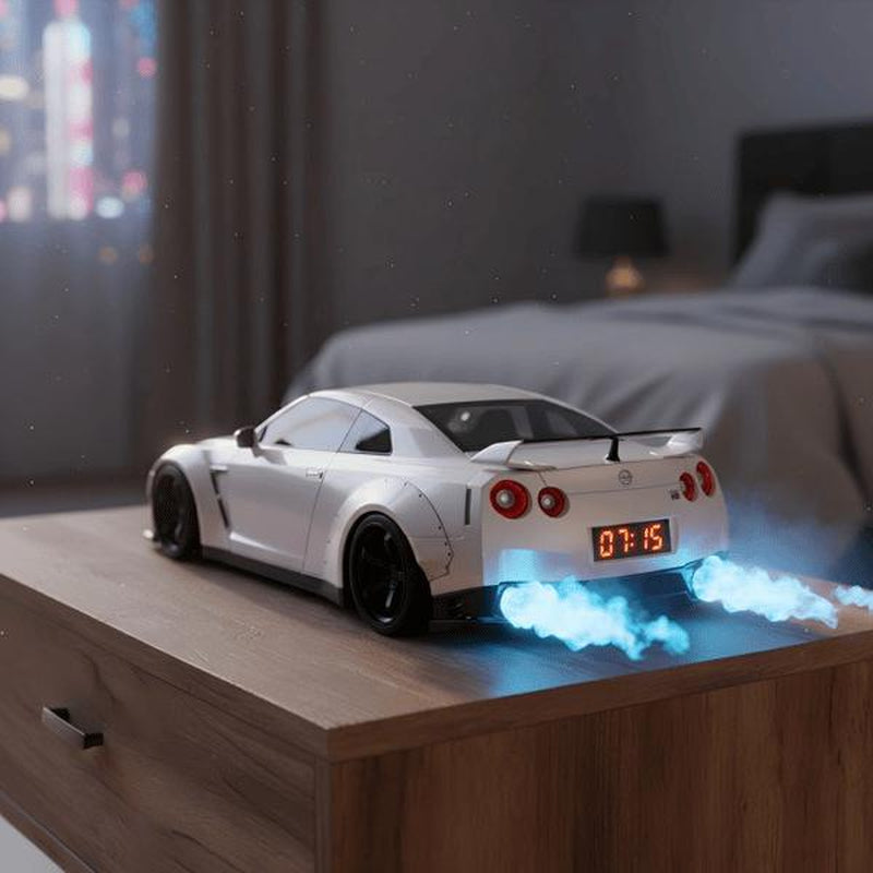 Hypercar Alarm Clock Supercar Alarm Clock Realistic Engine and Light Effects